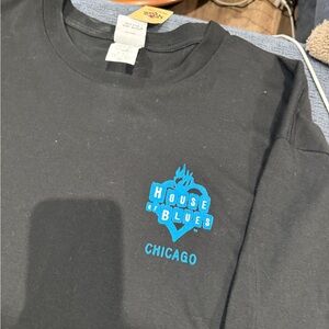 House of Blues Chicago Black T-Shirt , XXL